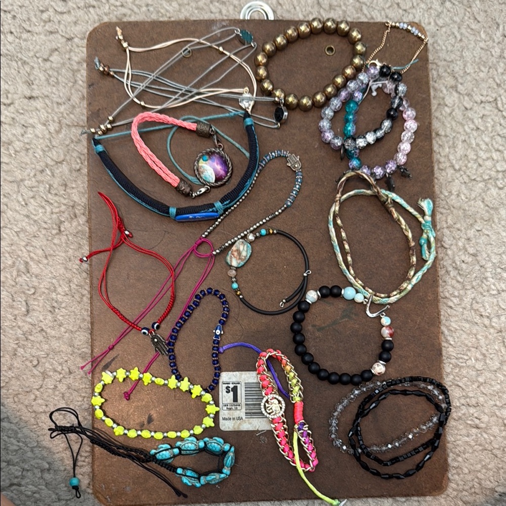 Colorful Beaded Bracelet Set